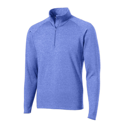 Stretch Quarter Zip - True Royal Heather