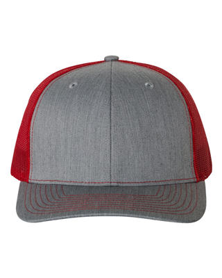 Richardson Heather / Red Snapback